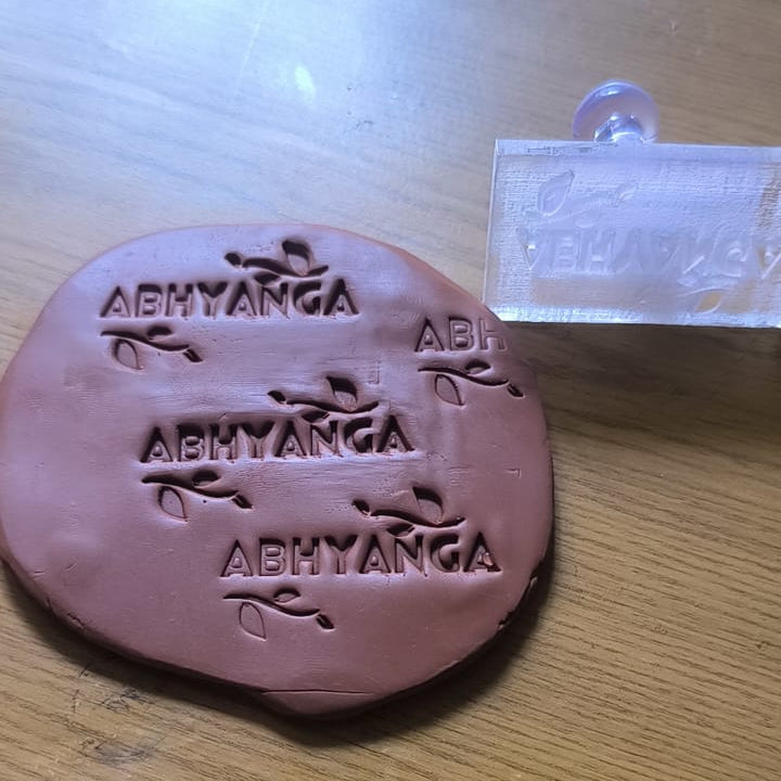 Custom Acrylic Soap Stamp for Handmade Soap, Clay, Fondant.