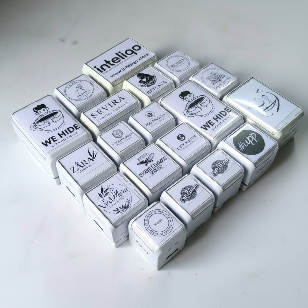 Custom Pre-Inked Stamp - Matte Surfaces