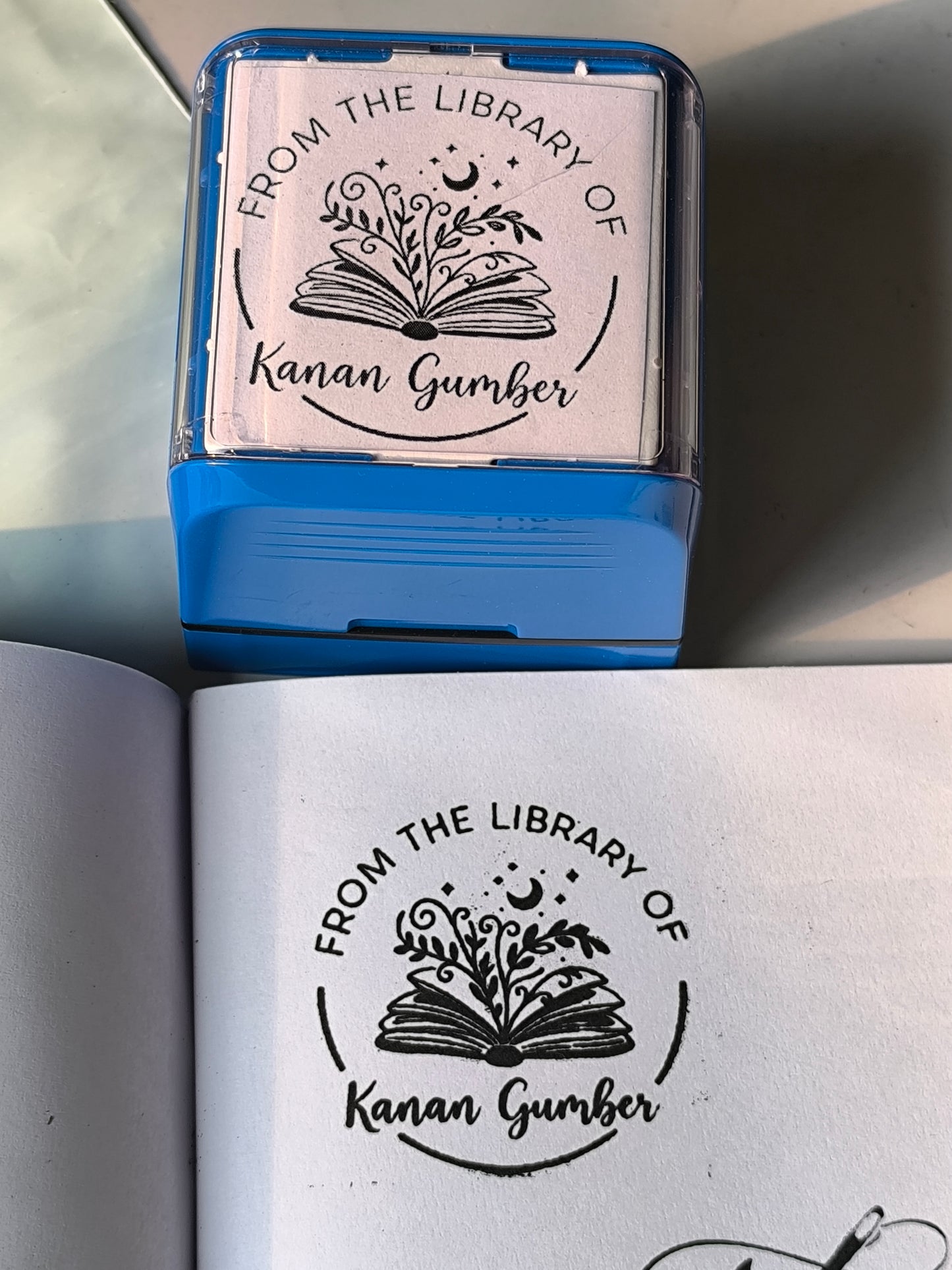 Custom Pre-Inked Stamp - Matte Surfaces