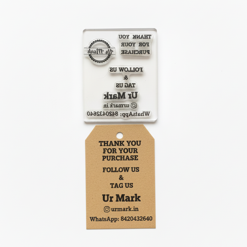 transparent stamp sheet for crafts